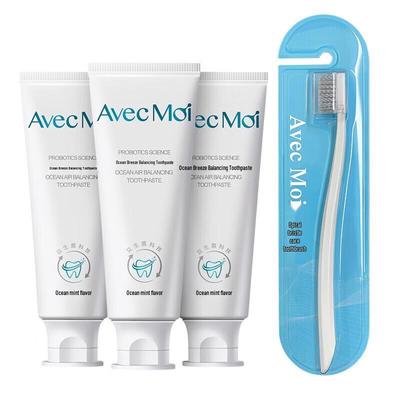 Набор отбеливающей зубной пасты Probiotic Ocean Breeze