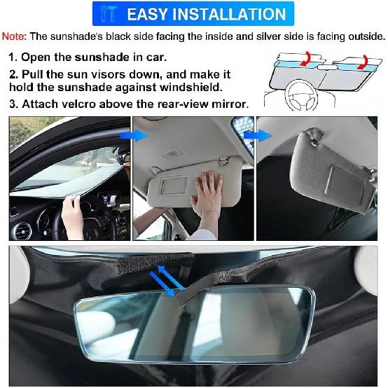 For Alfa Romeo Junior 2024 2025 2026 Car Windshield Sunshade Cover Front Window Sun Shade Visor UV Protection Accessories