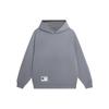 Li-Ning Sports Trend Series Solid Color Logo Front Pocket Long Sleeve Pullover Sweatshirt Men Tops Gray AWDSB15-9