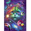 Full 5D Diy Diamond Painting Cat In The Universe Embroidery Cross Stitch Home Decor Handmade Gift
