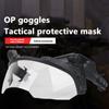 New Tactical FAST Helmet Half Face Mask With Flip Goggles Hunting Airsoft CS Game Paintball Mask Helmet Accessories Gear