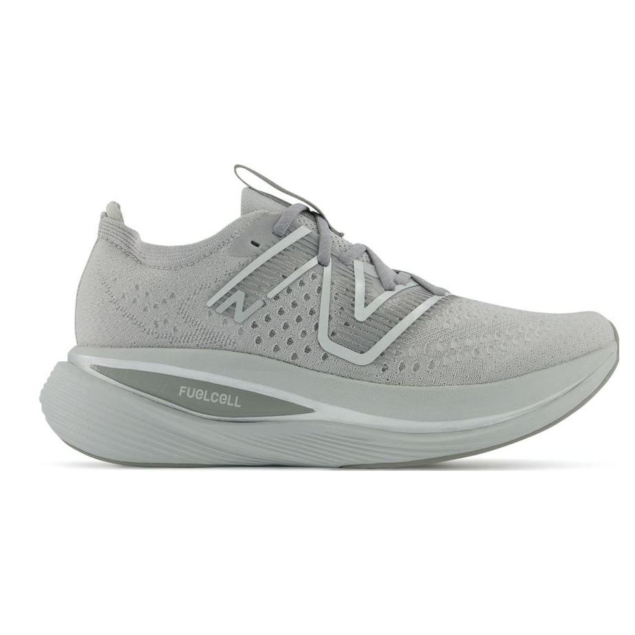 New Balance Мужские кроссовки FuelCell SuperComp Rain Cloud серо-серебристые Marblehead MRCXED2