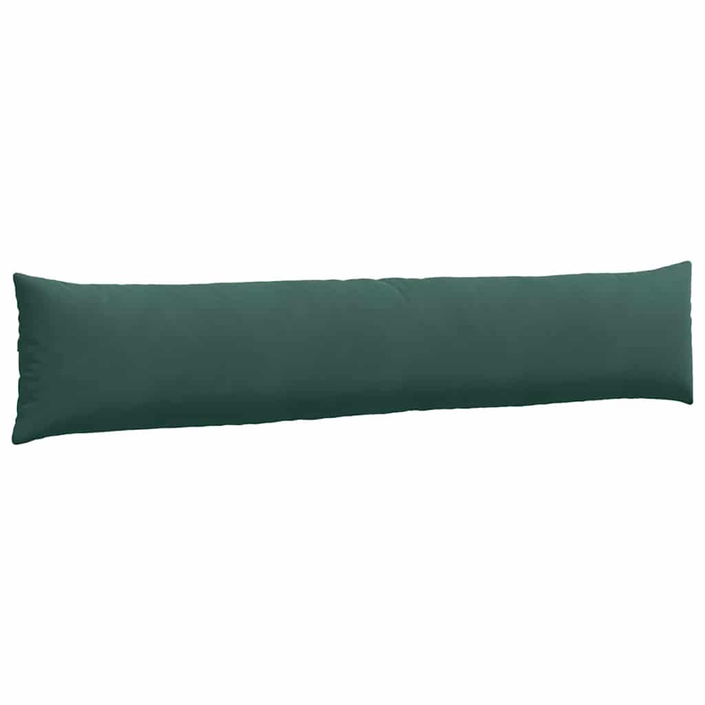 Sofa Cushions 2 Pieces Dark Green 200 x 40 cm Cord Fabric