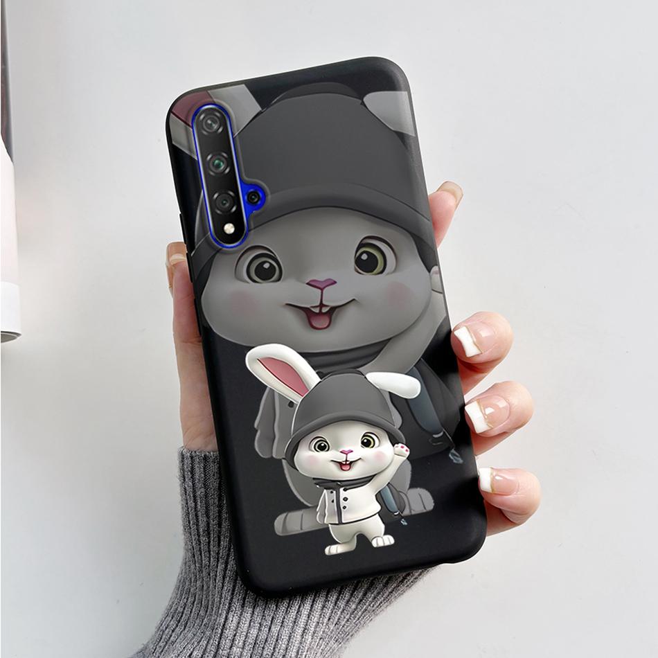 For Huawei Nova 5T Case Honor 20 YAL-L21 Cartoon Frog Cover Soft Silicone Phone Case For Huawei Nova 5T Nova5T Honor20 Fundas