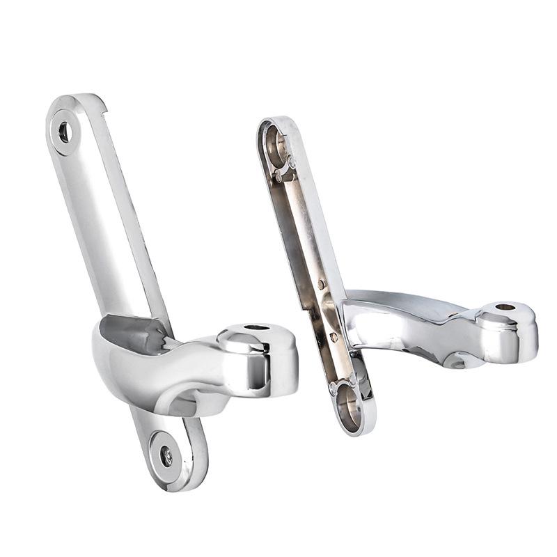 Harley Glide Road King Rustproof Metal Auxiliary Fog Light Turn Signal Bracket