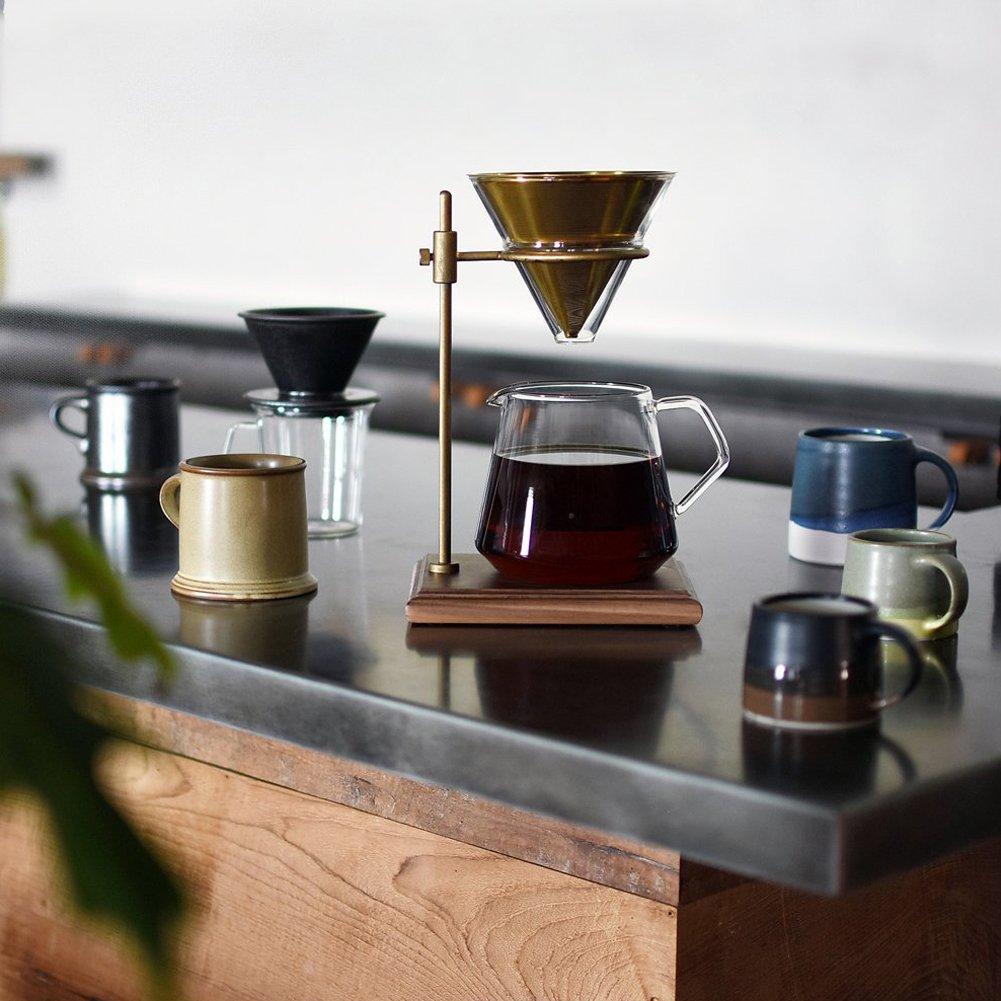 Kinto Brewer 2cups Black Coffee Hand Drip Dishwasher Safe 27521 SCS-S01