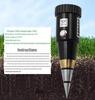 Dual Soil Tester: pH & Humidity Meter with Cone Tip