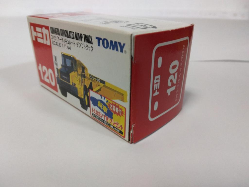 Томика Нет. 120 (Масштаб 1/144) Шарнирно-сочлененный самосвал Komatsu, произведенный в Китае