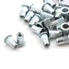 10Pcs White Zinc Rivet Nut Alloy Rivnut Flat Head Threaded Rivet Insert Nutsert Cap Rivet Nut M3 M4 M5 M6 M8 M10 M12