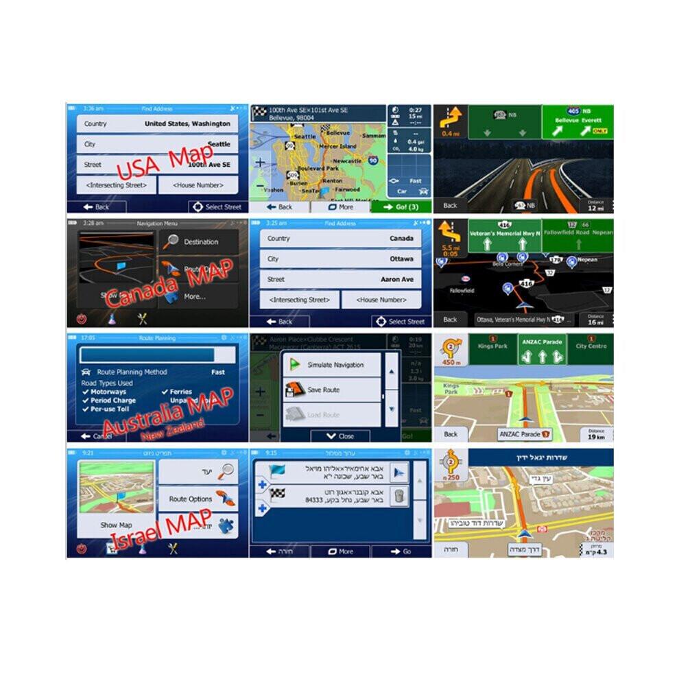 SAT NAVS for Cars Navigator Car Truck GPS Navigation System HD Touch Screen with Lifetime Map Updates for UK EU