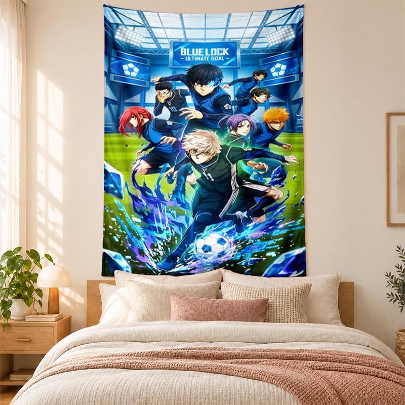 Blue Lock Tapestry highquality for decorating living room bedroom dorm walls ideal as bedroom wallart orholiday gift
