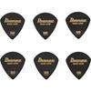 Ibanez Grip Wizard Series Sand Grip Picks (Heavy), 6-Pack, Black (PPA18HSGBK)