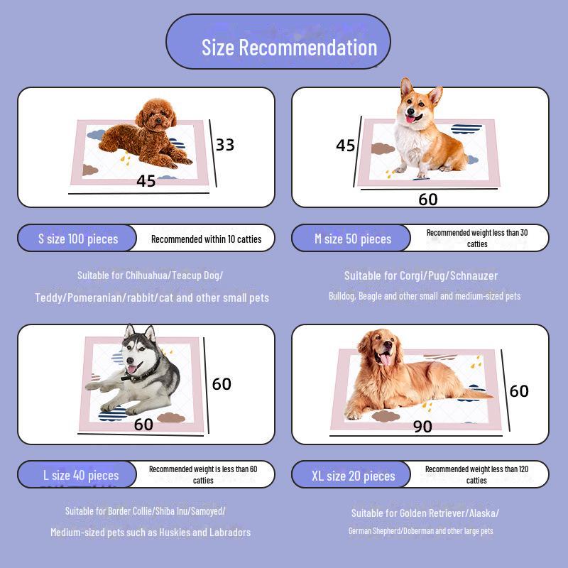 Толстый впитывающий подгузник для собак с дезодорантом - одноразовый подгузник для плюшевых питомцев