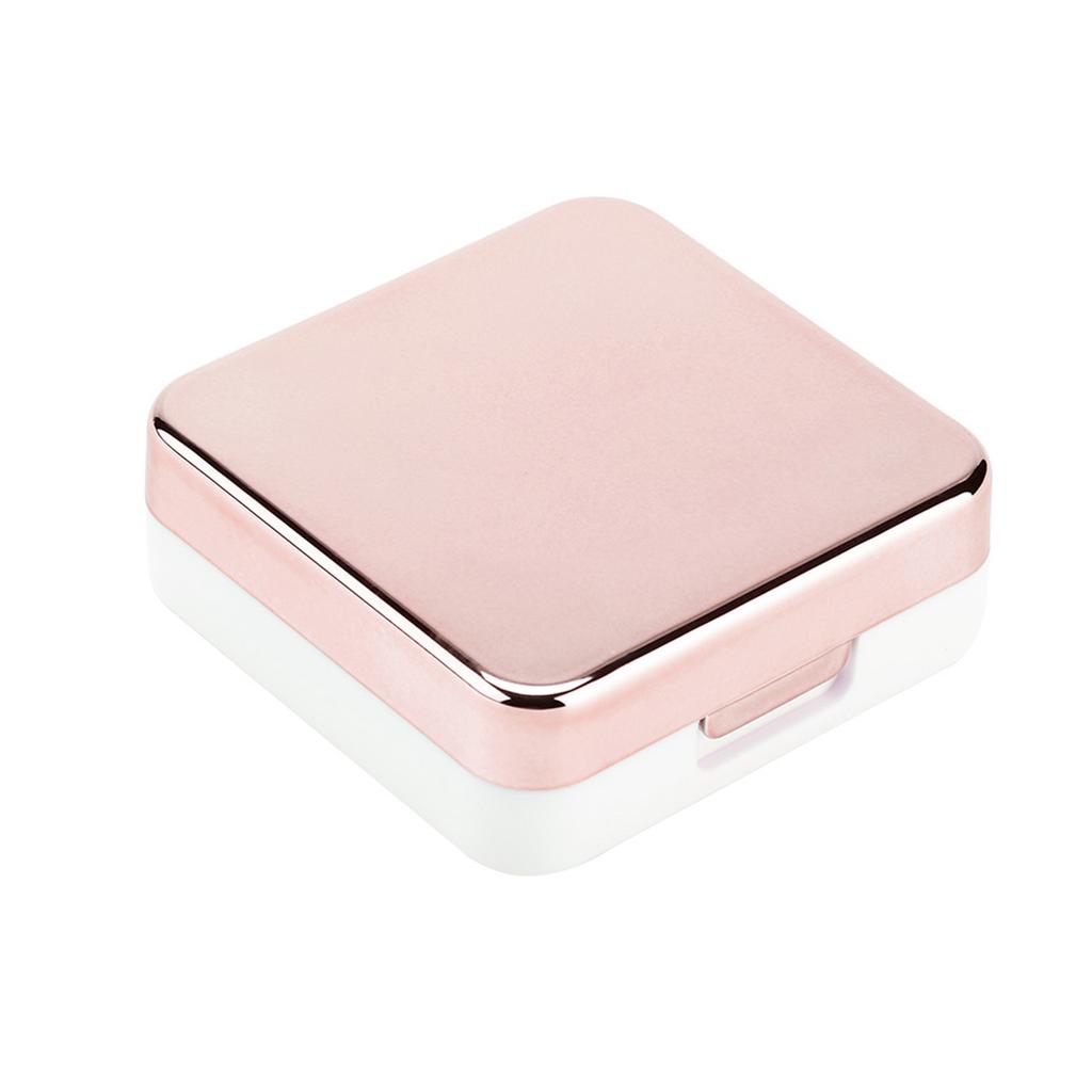 Reflective Cover Contact Lens Case Set Cute Lovely Travel Kit Box