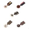 5x Vintage Unisex Medal Badge Star Brooch Pin Jewelry