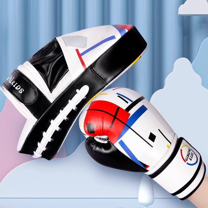 Curved Reaction Punching Target Boxing Muay Thai Taekwondo Training PU Handheld Pad With Stand Design