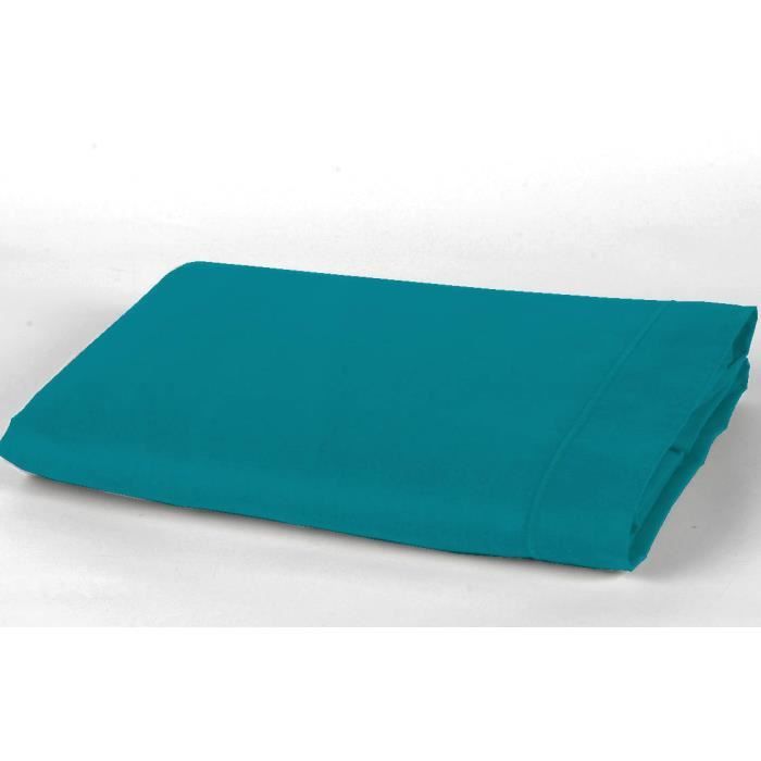 100% COTTON FLAT SHEET 240X300 DUCK COLOR