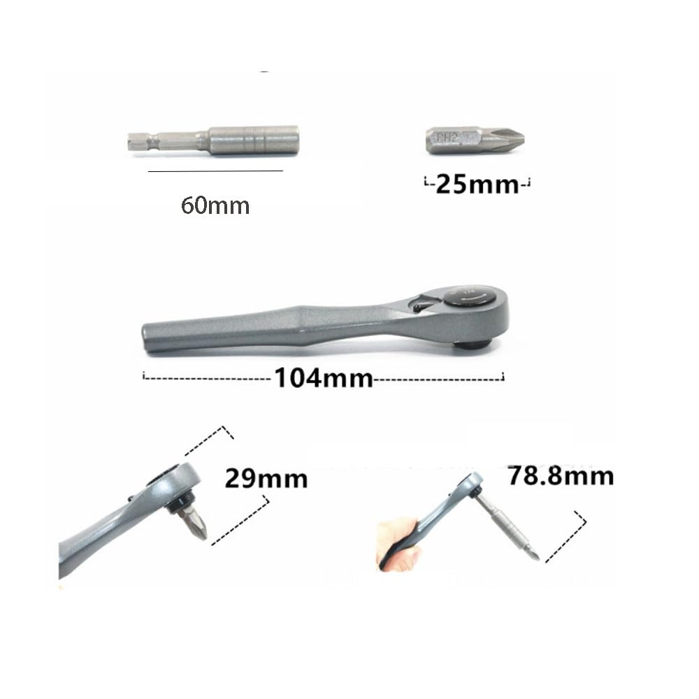 Базовый прецизионный набор отверток с магнитной трещоткой, компактный и подходящий для автомобилей и велосипедов, гаечный ключ, портативный,