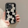 Милый мультяшный кот напечатанный модный чехол гибкий мягкий силиконовый чехол TPU полная задняя крышка для iPhone Samsung
