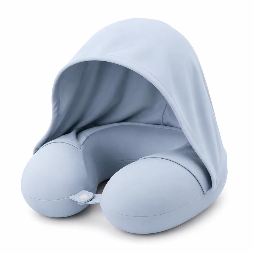 Xiaomi Hooded Travel Neck Pillow Memory Foam U Shaped Neck Support Cushion Portable Light Blocking Cover for Airplane Car Home Office