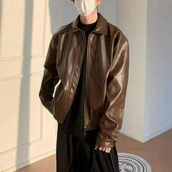 Men's Retro Baseball Pilot Jacket: Trendy 2025 Spring/Autumn Outerwear