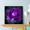 5D Diy Алмазная картина Фиолетовая роза Алмазная вышивка Полный набор аниме Наборы для вышивки крестом Домашний декор Подарок ручной работы