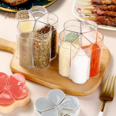 Прозрачная пылезащитная банка для приправ, практичная бутылка для соли, перца и сахара, банка для приправ, банка для специй, кухонные гаджеты