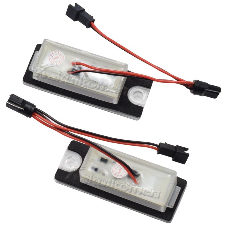 NO Error Free LED Number Plate Lamp For Volvo V70 XC70 2001-2007 XC90 2003 S80 1999-2003 S60 2001-2006 LED License Plate Light