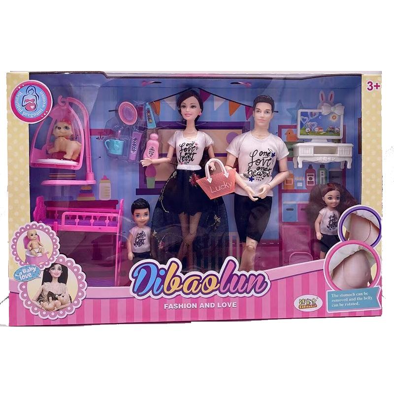 Ручная работа, Аксессуары для кукол, Куклы-младенцы, Беременная мама, Леди, Отец, Папа, Для девочки, Игра, Рождественский, Подарок на день рождения, Требуется сборка