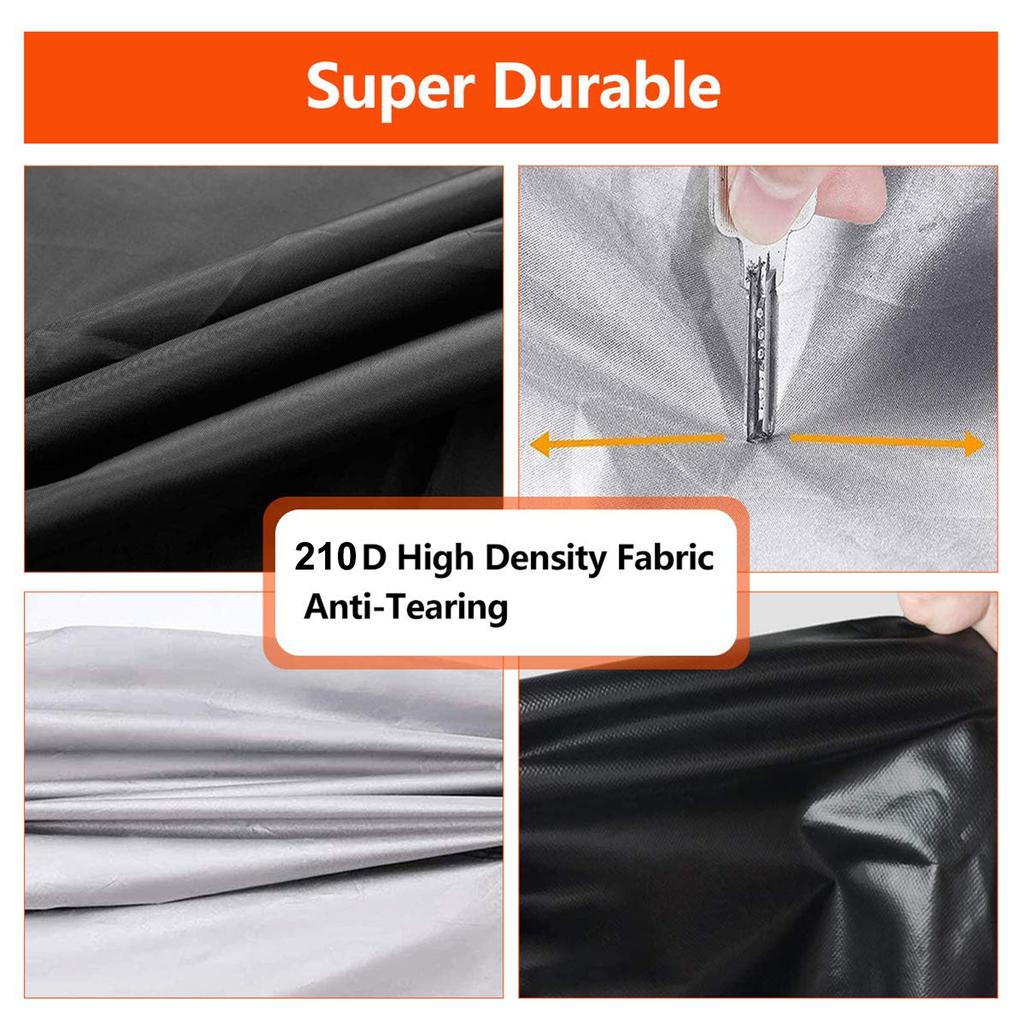 Fire Pit Cover Round Firepit Bowl 210D Fabric Waterproof Dustproof Bowl Covers