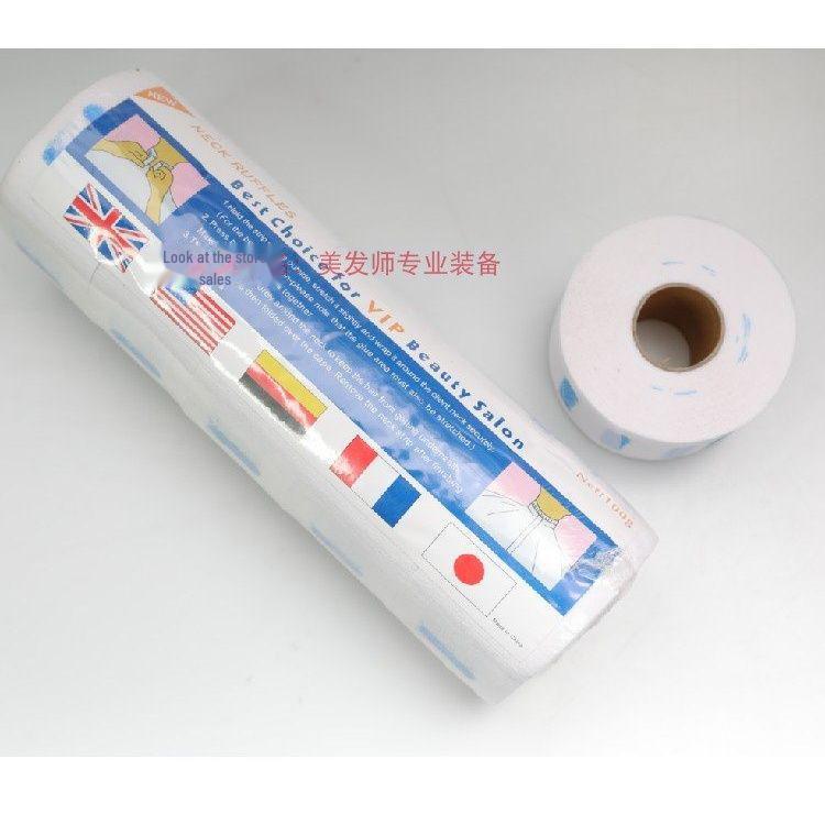 Eco-Friendly Disposable Scarf for Haircuts and Dyeing - Anti-Shredding Paper with Hair Brush and Bowl Hairdressing Tools.