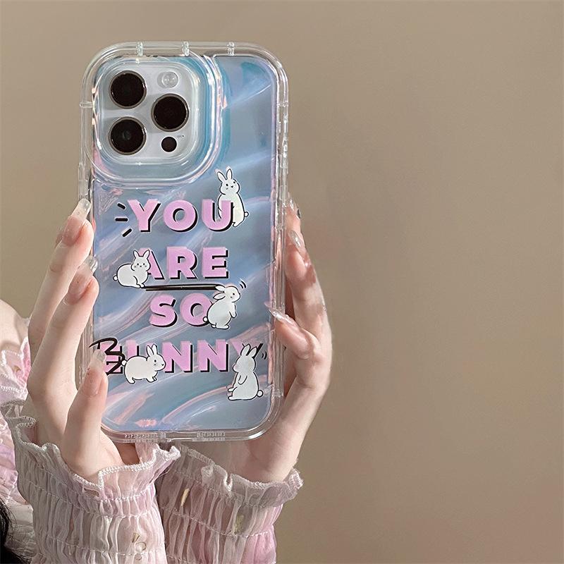 Чехлы для мобильных телефонов iPhone 11 13 XR 15 Pro Max 12 14 Pro Max Чехол для iPhone 16 7 Plus 8 Plus XS Max 6 15 Plus Laser Wave Pattern Anti-Drop Водонепроницаемый