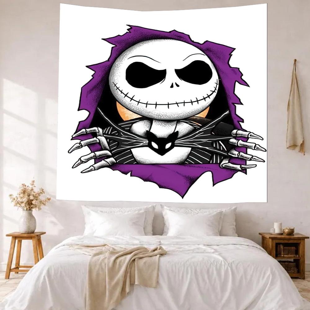 Christmas Nightmare Wall Decor Tapestry Art For Pet Memorial Birthdaywedding Party Backdrop Family Gift