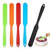Силиконовые лопатки для крема для торта, термостойкие лопатки для арахисовой пасты, лопатка для смешивания теста, антипригарный резиновый нож для хлеба