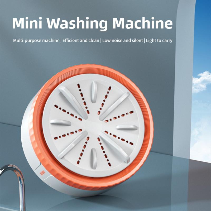 Mini Electric Turbo Washing Machine Portable Underwear Washing Device Dormitory Small Clothes Washing Machine