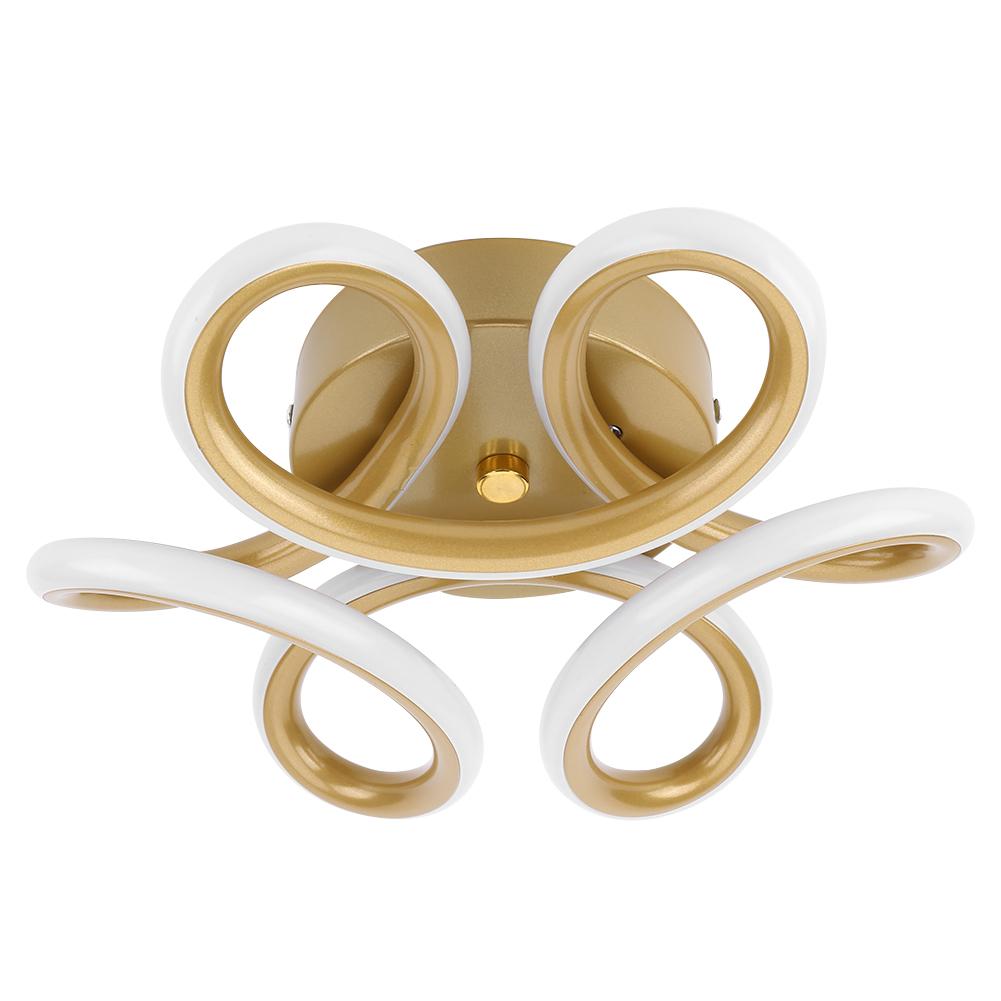 Nordic Luxury Chandelier Easy To Install Mental LED Pendant Light Wall Mounted Floral Shape for Living Room Bedroom Dining Room