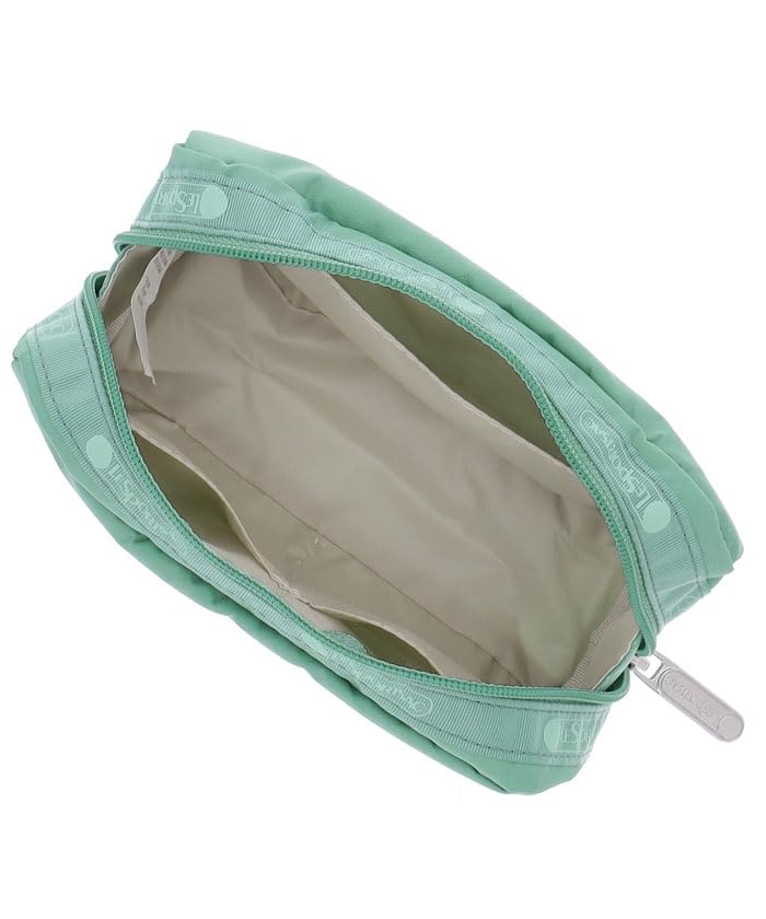 Мешочек ПРЯМОУГОЛЬНЫЙ Sage Green Script Cosmetic [LeSportsac] [Официальный] COSMETIC/6511