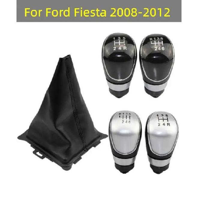 For Ford Fiesta 2008 2009 2010 2011 2012 Manual Car Hand Speed Gear Shift Knob Gaiter Boot Dustproof Cover Case Collar