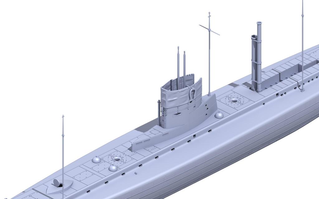 Das Werk 1/72 Scale World War I German U-Boat SM U9 Plastic Model Kit USCDW72001