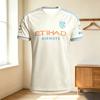 Мужская черная выездная футболка NYCFC с принтом Etihad Airways, быстросохнущая, с коротким рукавом, с круглым вырезом, тренировочная спортивная футболка для фанатов футбола