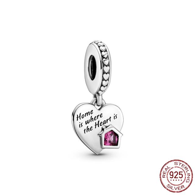 Новинка 2022 года, стерлингового серебра 925 пробы, розовая серия, кулон в виде бабочки, светлячка, изящные бусины своими руками, подходят для оригинального модного браслета, ювелирные изделия