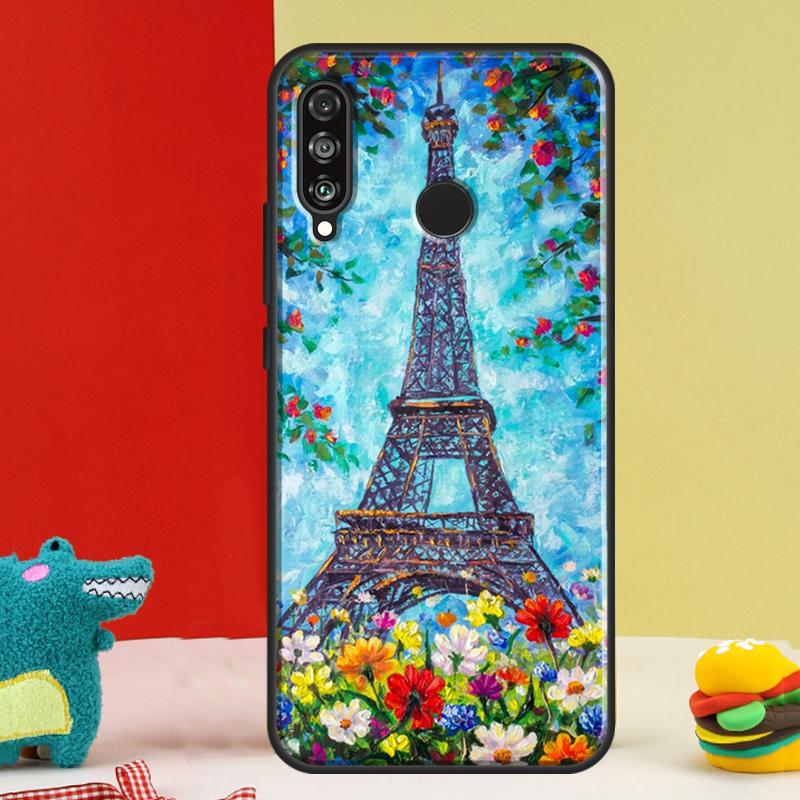 Эйфелева башня Париж Для Huawei Nova 9 10 SE 12i 12s 11i 5T Y91 Y90 Y60 Y70 Y72 Y61 P60 Pro P20 P30 P40 Lite Чехол
