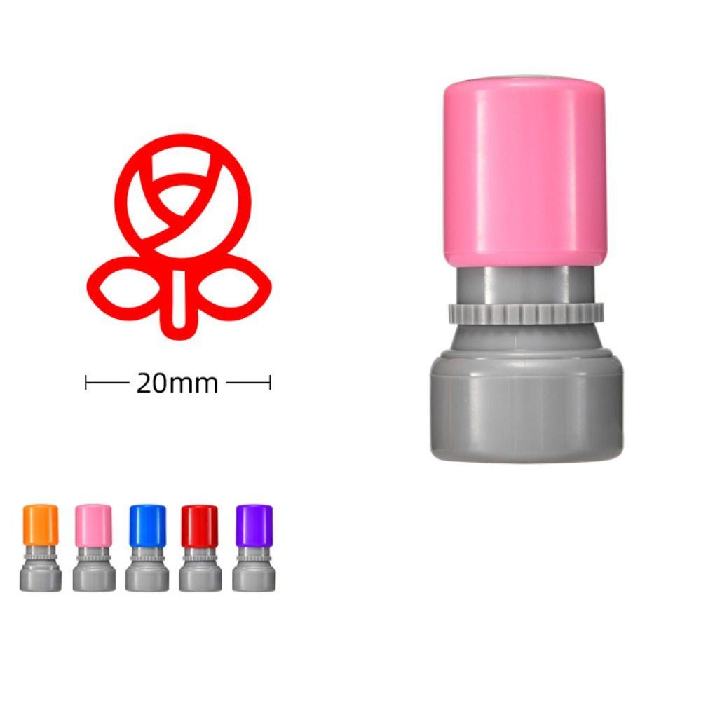 DIY Drawing Toy Star Grading Stamp Self Inking Teacher Review Stamp Primary School