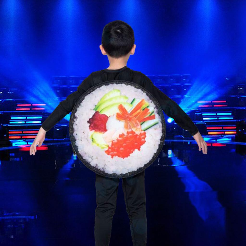 Костюм Суши Ролл на Хэллоуин Смешной Наряд для Нового Года Ролевые Игры Фото Реквизит Взрослые