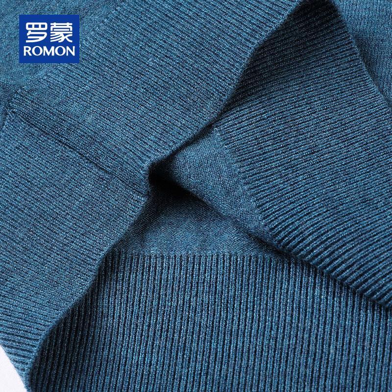 ROMON Мужской однотонный свитер с высоким воротником из кашемировой смеси