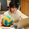 Cartoon Volleyball Plush Toy 2-Legged Sports Ball Plushie Stuffed Ball Doll Pillow Home Office Bedroom Decoration Kids Adults Christmas Birthday Gift