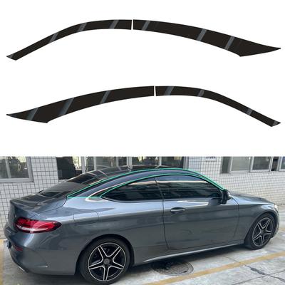 Пленка для подвесной крыши для Mercedes-Benz C-Class C205 2015-2025 купе Невидимая защитная пленка из черного ПВХ для кузова автомобиля Оригинальное изделие