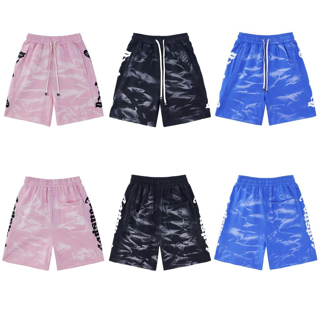 Ретро Американский Стиль Хип-Хоп Стирка Махровые Шорты