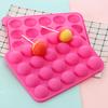 Silicone Mold Non-stick 20 Cavity Lolly Pop Cupcake Baking Molds with Sticks Reusable Family-Friendly Baking Kit for Homemade Treats