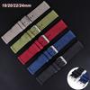 Оригинальный ремешок для часов Премиум Двусторонний Парусина Нейлон Быстросъемный для Casio Браслет 18мм 20мм 22мм 24мм Спортивный наручный ремень